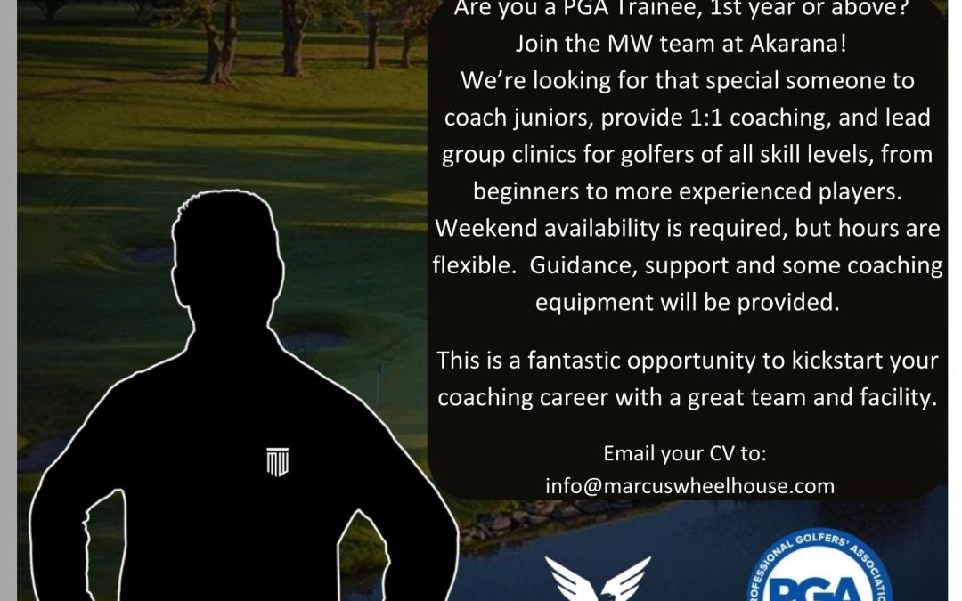 Looking for a new coach!